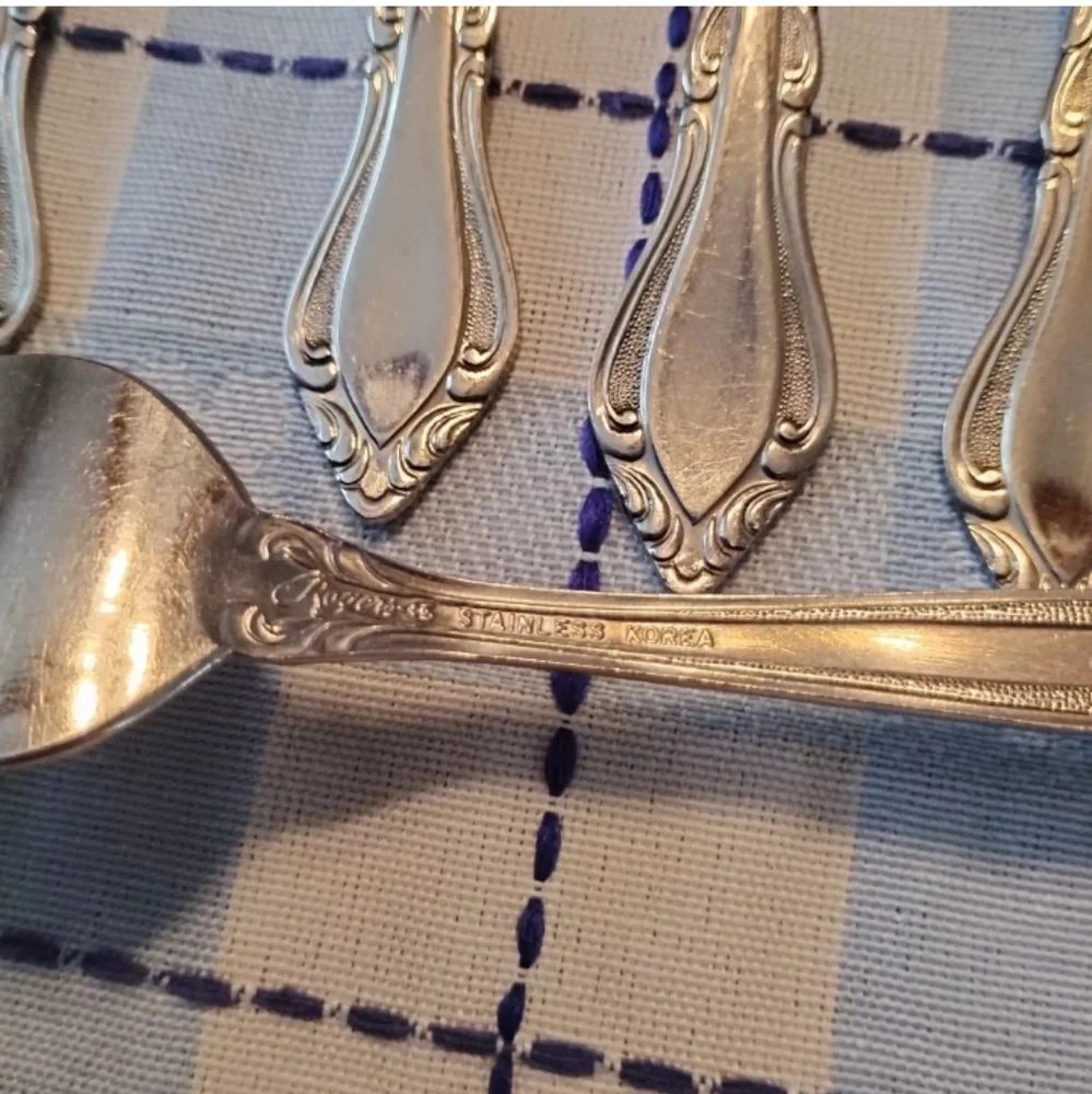 Lot of 10 Vintage Rogers Stainless Korea 